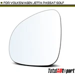 Mirror Glass With Heated & Power Adjust For Volkswagen Jetta Passat Golf Driver. Fixed Price $19.99.