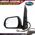 Driver Power Mirror W/ Blind Spot Signal Puddle Light Heated For Toyota Sienna. Fixed Price $171.59.