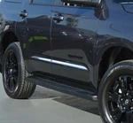 FIT:2008-2021 Toyota Sequoia 4PC Flat Body Side Molding Trim 1/2" Stainless. Fixed Price $106.00.
