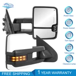 Lh& Tow Mirrors Power Heated White For 2014-2019 Chevy Silverado Sierra 1500. Fixed Price $152.89.