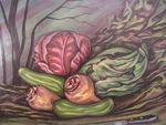 Mid 20TH Century Still Life Oil Painting Signed. Fixed Price $120.00.