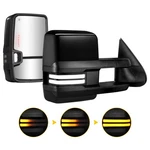 Painted Black Towing Mirrors For 2003-2006 Chevysilverado Gmc Sierra 1500 2500HD. Fixed Price $219.97.