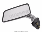 For Porsche '72-'76 Left Door Mirror Manual Chrome Rectangular Genuine. Fixed Price $256.45.