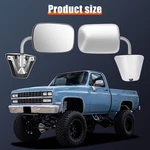 Manual Chrome Side View Mirrors Pair For 1973-91 Chevy C10 K10 Blazer Suburban. Fixed Price $48.43.