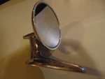 Vintage Chrome Round Rear View Side Mirror Joma 772-2. Fixed Price $24.99.