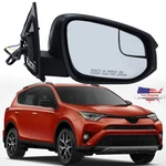 Passenger Side Door Mirror Manual Folding Power Glass For Toyota RAV4 2016-2018. Fixed Price $45.32.