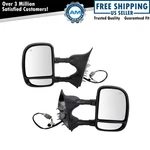 Towing Mirror Power Heated Textured Black Pair Set 2000-2005 Ford Excursion. Fixed Price $193.17.