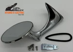 New 1949-1951 Ford Chrome Exterior Side Rear View Mirror With Gasket- Fits Lh/rh. Fixed Price $59.00.