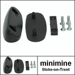 Classic Mini Tex Door Mirror Plinth Kit Black M99987E Metal Alloy Austin Morris. Fixed Price $18.17.