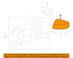Subaru Oem 15-17 Crosstrek Front Door Outside Mirrors-upper Cover 91059VA020. Fixed Price $45.01.