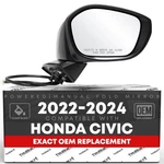 Honda Civic Passenger Side Mirror Replacement - Powered Adjustment, Manual Fo.... Fixed Price $92.14.