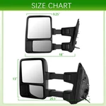 Power Tow Mirror Driver Left Side Heated 08-16 Ford F250 F350 F450 Superduty. Fixed Price $72.53.