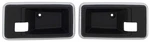 1975-82 Gm; Inner Door Handle Escutcheons; Black; Pair; Various Models. Fixed Price $29.99.