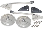 1960 1961 1962 1963 Chevrolet Gmc Truck Exterior Mirror Kit 5 Inch Round Ribbed. Fixed Price $82.00.