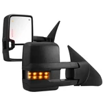 Pair Smoked Tow Mirrors Power Heated Bsm Amber Drls For 2007-2021 Toyota Tundra. Fixed Price $199.69.