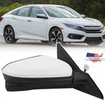 Side Mirror For Honda Civic 2016-2021 White Right/passenger W/ Camera HO1327107. Fixed Price $90.20.