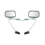 Manual Side Mirror Pair Fit Ford BRONCO/F-150 1987-1991 Chrome. Fixed Price $100.22.