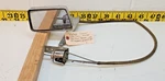 1963 Chrome Ford Manual Side View Mirror W/ Cable Full Assembly 60157-401 (645B). Fixed Price $84.96.