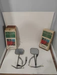 Vintage Monarch 2807-31 Chrome Door Mount Trailer View Mirrors. Fixed Price $250.00.