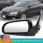 Driver Left Side Rearview Mirror Black Power Heated For 2006-2010 Hyundai Sonata. Fixed Price $34.20.