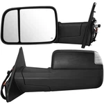 Lh+rh Side Pair Mirrors For 2019-2022 Dodge Ram Power Heated &temp Sensor. Fixed Price $245.01.