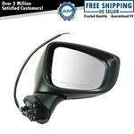 Exterior Power W/ Turn Signal Black Smooth Passenger Rh Mirror For Mazda New. Fixed Price $69.85.