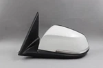Left Driver Side View White Door Mirror Power Fits 2012-2013 Bmw 320I Oem #44330. Fixed Price $180.00.
