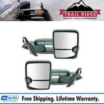 Trail Ridge Tow Mirror Power Fold Heat Signal Spotlight Oat Textured Pair For Gm. Fixed Price $683.95.