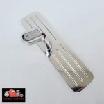 Polished Billet Aluminum Rear View Mirror Ball Milled Chevy Ford Universal 9-1/4. Fixed Price $55.95.
