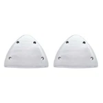 Headlight Triangular Turn Signal Cover F/ Peterbilt -polished Aluminum -set Of 2. Fixed Price $74.99.