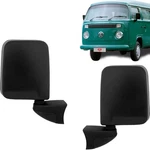 Pair 2PCS Outside Outer External Mirror Black Vw T2 Bus Kombi Transporter. Fixed Price $79.99.