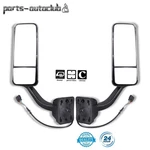 Chrome Power Heated Side Truck Mirrors Pair Fits 2008-2016 Freightliner Cascadia. Fixed Price $385.99.