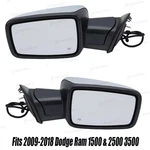 Pair Mirror Chrome Manual Folding Heated Temper Sensor For 2009-2018 Ram 1500 Us. Fixed Price $170.99.