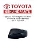 Genuine Toyota Highlander Mirror Cover Left Hand Side Black 87945-0E070-C0. Fixed Price $59.94.