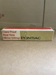 Gm Pontiac Tilting Glare Proof Rear View Mirror - Part # 983947 With Box. Fixed Price $275.00.