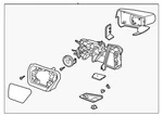 Genuine Ford Door Mirror RL3Z-17682-FB. Fixed Price $1031.93.