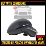 Porsche Cayenne 2011 2014 Door Mirror Assembly Right Black No Blind Spot Assist. Fixed Price $149.99.