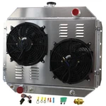 Row Aluminum Radiator Shroud Fan Kit 1966-1979 Ford Bronco F100-F350 CC433. Fixed Price $485.99.