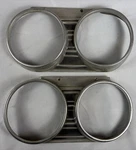 1967 Chevy Chevelle Malibu Camino Ss 396 Headight Bezels (pair) Nice Gm Oem. Fixed Price $40.00.