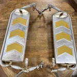 2 Re-trac West Coast Aluminum Truck Mirrors 16X6 With Brackets Mack Gmc. Fixed Price $199.75.