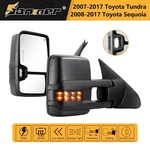 Pair Towing Mirrors Bsm For 2007-2021 Toyota Tundra Power Heated Led Amber Drls. Fixed Price $199.99.