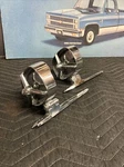 Yankee Tri Bar 40117 Chrome Outside Rear View Mirrors Long Base Square. Fixed Price $265.00.
