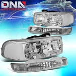 For 99-06 Gmc GMT800 Sierra Chrome/clear Side Turn Corner Headlamp+bumper Light. Fixed Price $81.99.