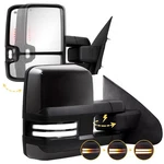 Sanooer Power Folding Towing Mirrors Black For 2014-2018 Chevy Silverado Gmc .... Fixed Price $454.97.