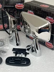 GAM213/4A - Genuine Tex Pair Door Mirrors S/s Flat Glass M68990/1 Mg, Tr, Mini. Fixed Price $105.97.