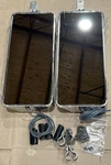 Retrac 600835 7" X 16" Stainless Heated Truck Mirror Pyramid West Coast Pair Nos. Fixed Price $79.99.