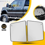 Pair Upper Mirrors Galss 2008-2016 Ford F250-F550 Super Duty Power Heated. Fixed Price $46.99.