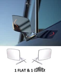Pair Chrome Exterior Door Mirror W/ Led Turn 66-77 Ford Bronco & 67-79 Truck. Fixed Price $164.95.