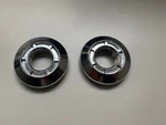 Nos Mopar 1969-79 Plymouth Dodge Chrysler Remote Mirror Chrome Bezel Nut Pair. Fixed Price $30.00.