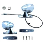 Chrome Rallye Style Outside Mirror Set For 1971-1972 Mopar B-body. Fixed Price $337.88.